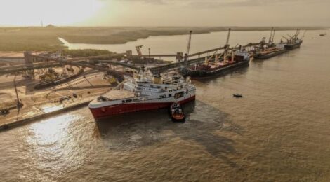 Impulso ao setor energético: Porto do Itaqui recebe o navio sísmico Ramform Titan, referência mundial em mapeamento de petróleo e gás