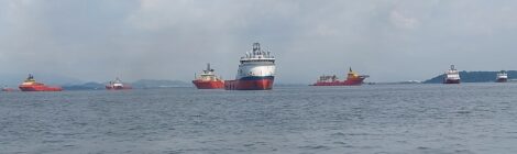 Frota de apoio em AJB fechou setembro com 463 embarcações