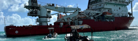 Marinha do Brasil realiza exercício a 90 km da costa de Fortaleza para simular ação suspeita contra cabos submarinos