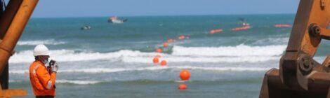 Marinha mobiliza navios, tropas e aeronaves para exercício de proteção de cabos submarinos, em Fortaleza