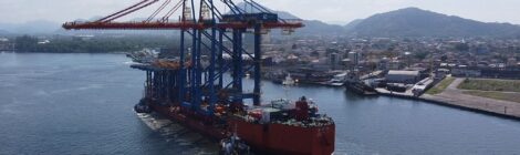 Chegam ao Tecon Santos novos guindastes elétricos de operação remota