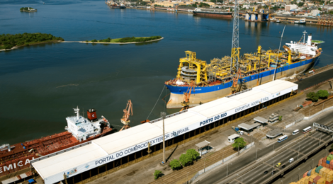 Portos brasileiros movimentaram 104 milhões de toneladas em janeiro