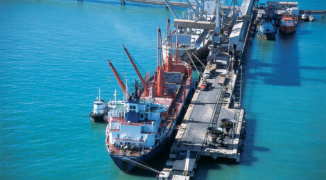 Terminal da VLI em Sergipe registra volume recorde no desembarque de um navio