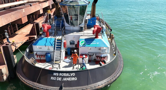 Wilson Sons, Ferroport e Vast fazem parceria estratégica para teste pioneiro de biocombustível da Be8 em rebocador no Porto do Açu