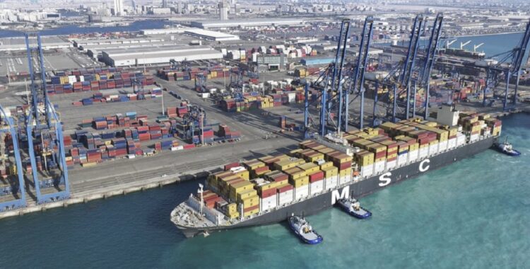 MSC lança serviço entre Europa e Oriente Médio pelo Mar Vermelho