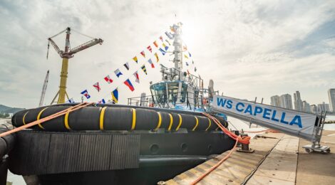 Novo rebocador da Wilson Sons com 70t BP vai operar em Santos
