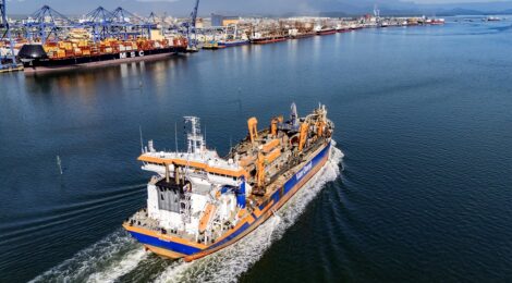 Dragagem de manutenção do Canal de Paranaguá vai até final de junho
