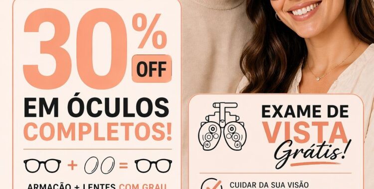 Convênio entre SINCOMAM e as ÓTICAS YRIS concede desconto para associados