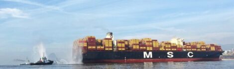 Capitania dos Portos autoriza entrada histórica do MSC Katrina no Rio de Janeiro