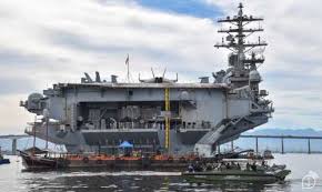 Marinha realiza monitoramento radiológico na Baía de Guanabara durante visita do porta-aviões USS “Nimitz”