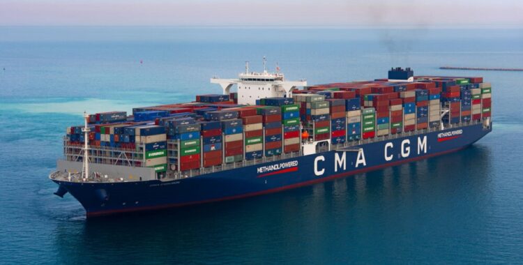 Navio da CMA CGM será abastecido com etanol em Santos