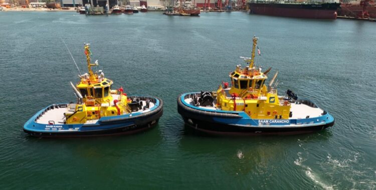 Saam recebe 2 novos rebocadores de 80t BP na Turquia