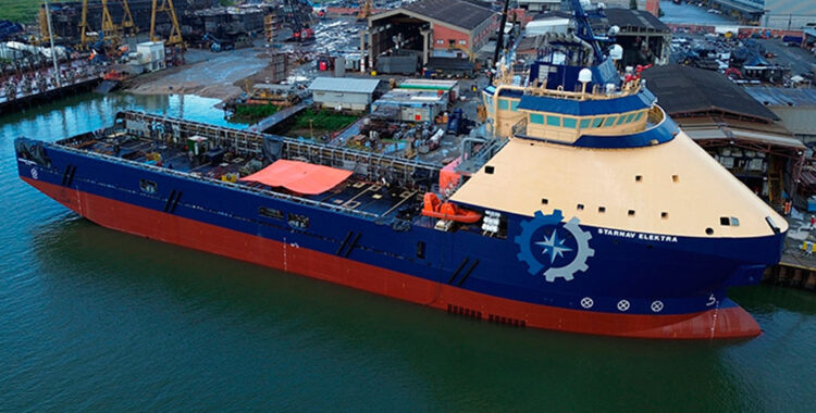 Starnav terá 10 novas embarcações híbridas de apoio offshore equipadas com motores MTU
