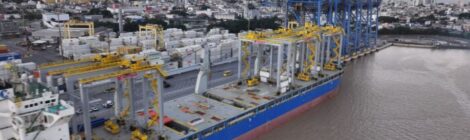 Portonave amplia frota de pátio com sete novos guindastes elétricos