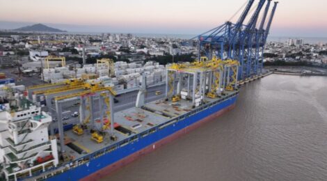 Portonave amplia frota de pátio com sete novos guindastes elétricos