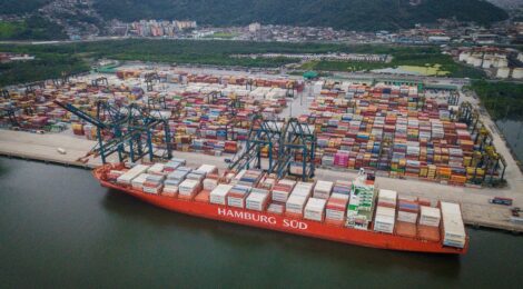 Porto de Santos movimentou 109,5 milhões de toneladas em 7 meses