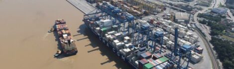 Portonave retoma a atracação de dois navios simultâneos com a entrega de mais 250 metros de cais renovado