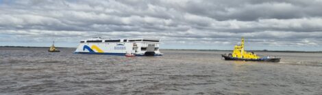 Saam liderou logística para recebimento de catamarã elétrico no Uruguai