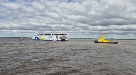Saam liderou logística para recebimento de catamarã elétrico no Uruguai