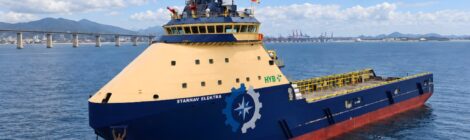 PSV híbrido ‘Starnav Elektra’ é entregue no Rio de Janeiro