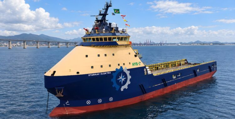PSV híbrido ‘Starnav Elektra’ é entregue no Rio de Janeiro