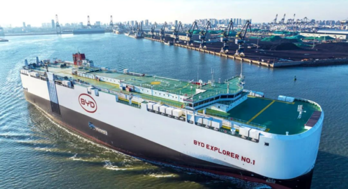 BYD negocia novos navios para ampliar frota marítima