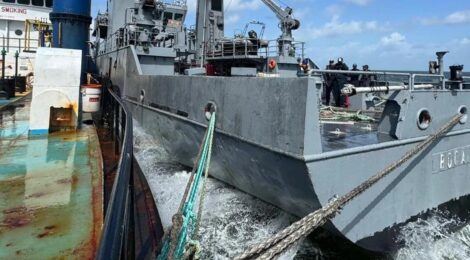 Marinha do Brasil coordena salvamento de navio mercante africano na costa do Amapá
