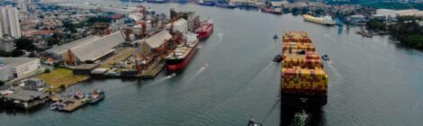 Porto de Santos tem o melhor agosto em movimentação de contêineres