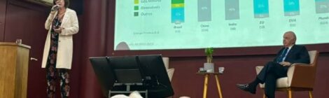 SINCOMAM acompanha palestra da presidente da Petrobras no Clube de Engenharia